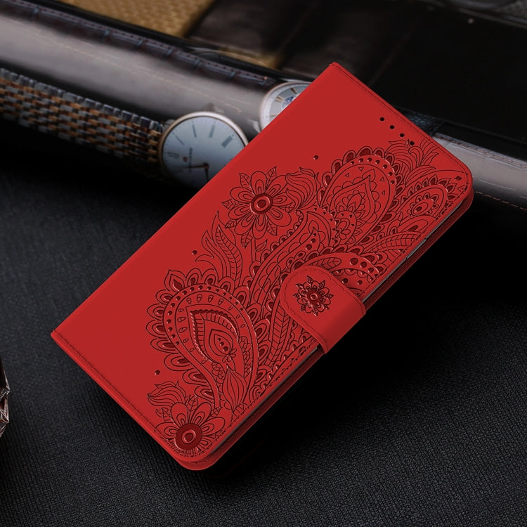 For iPhone 11 Pro Peacock Embossed Pattern Horizontal Flip Leather Case with Holder & Card Slots & Wallet & Lanyard