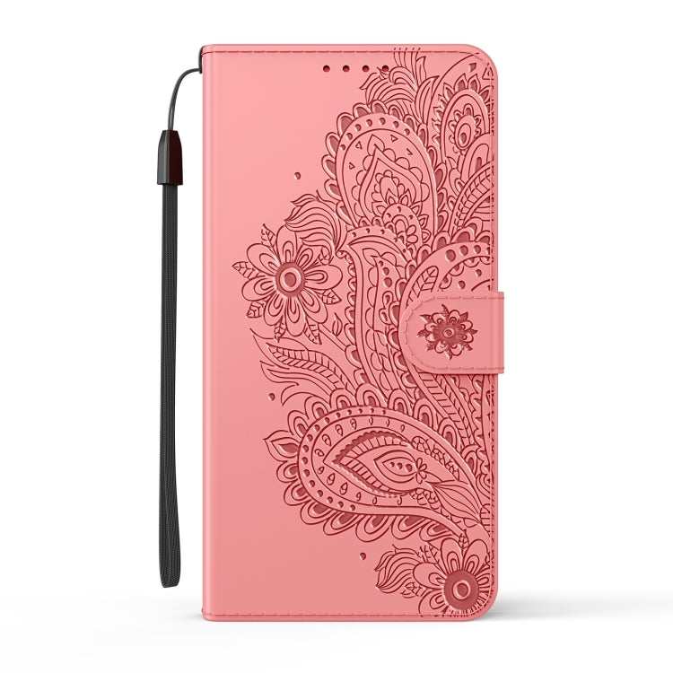 For iPhone 11 Pro Max Peacock Embossed Pattern Horizontal Flip Leather Case with Holder & Card Slots & Wallet & Lanyard