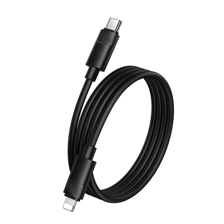 Borofone BX123 Leya PD30W Type-C to 8 Pin Silicone Charging Cable, Length: 1m