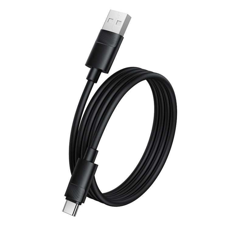 Borofone BX123 Leya 3A USB to Type-C Silicone Charging Cable, Length: 1m