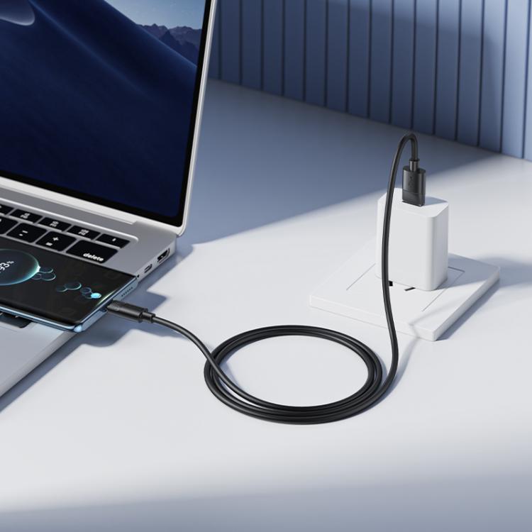 Borofone BX123 Leya 3A USB to Type-C Silicone Charging Cable, Length: 1m