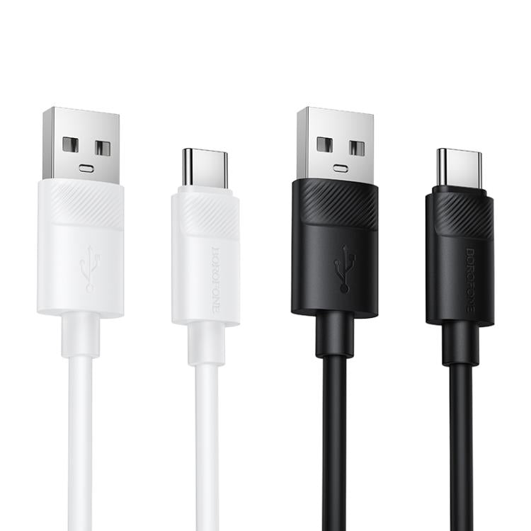 Borofone BX123 Leya 3A USB to Type-C Silicone Charging Cable, Length: 1m