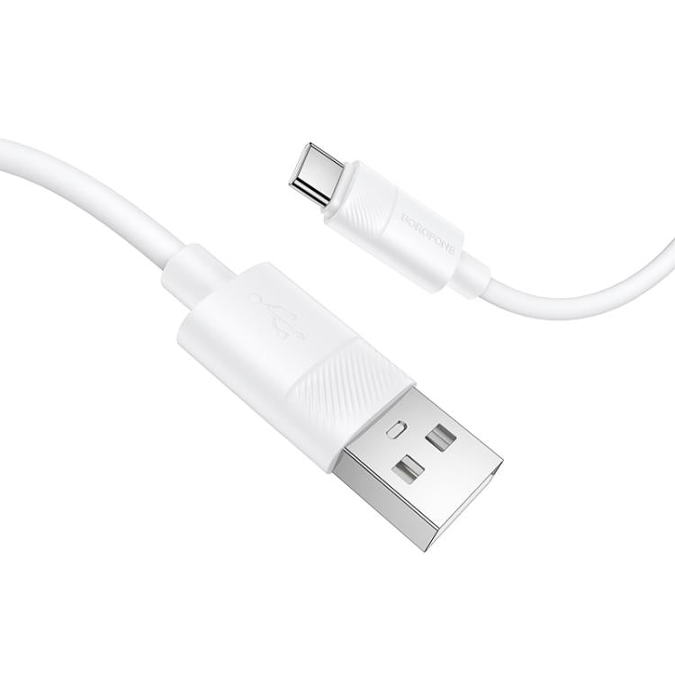 Borofone BX123 Leya 3A USB to Type-C Silicone Charging Cable, Length: 1m