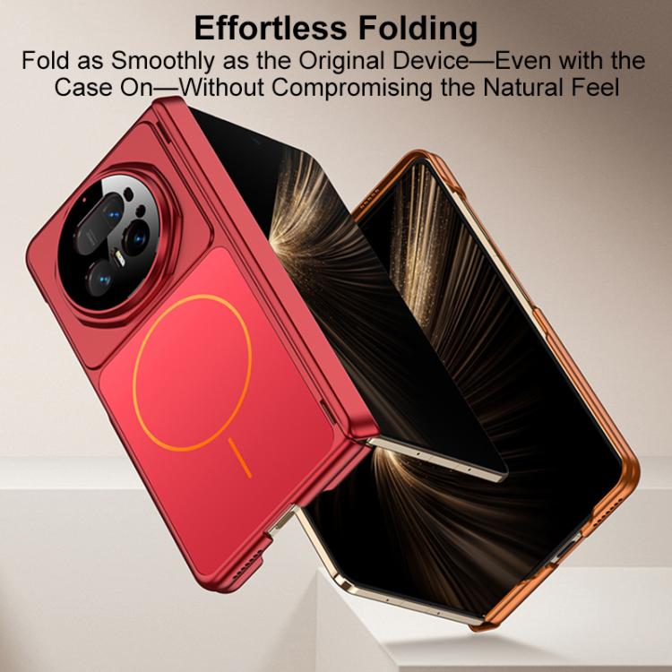 For Honor Magic V5 GKK Change to 17 Series Dual Axis Magnetic Phone Case