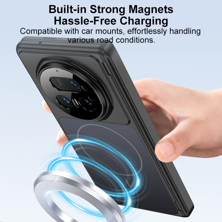 For Honor Magic V5 GKK Change to 17 Series Dual Axis Magnetic Phone Case