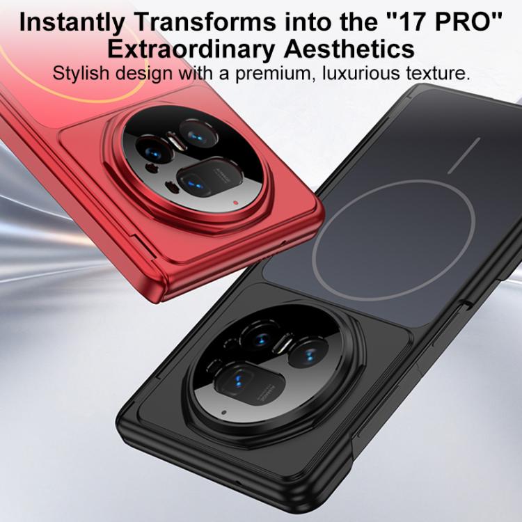 For Honor Magic V5 GKK Change to 17 Series Dual Axis Magnetic Phone Case