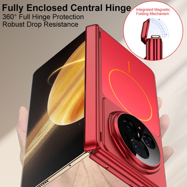 For Honor Magic V3 GKK Change to 17 Series Dual Axis Magnetic Phone Case