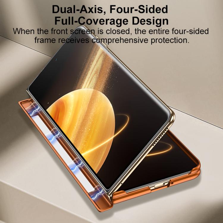 For Honor Magic V3 GKK Change to 17 Series Dual Axis Magnetic Phone Case