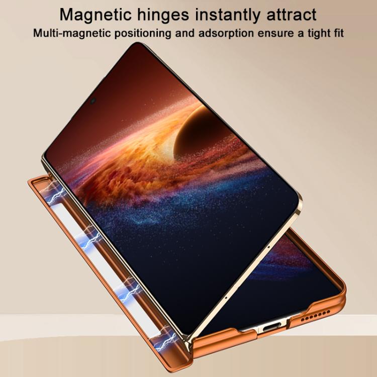 For Honor Magic V6 GKK Change to 17 Series Dual Axis Magnetic Phone Case