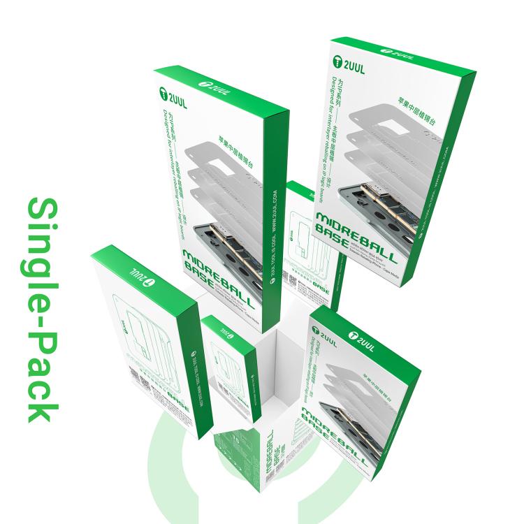 2uul BH40 Middle Layer BGA Reballing Stencil Platform Set for iPhone 17 Series