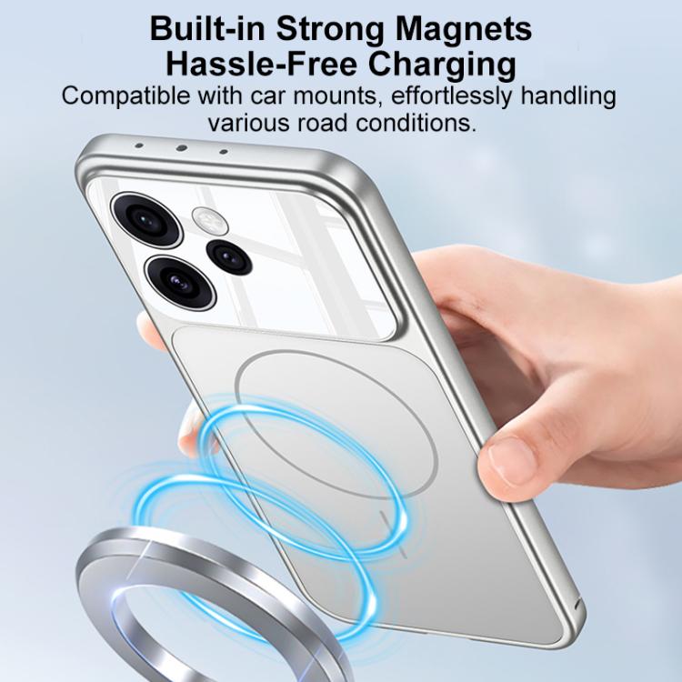 For OPPO Reno15 5G Global GKK Change to 17 Pro Series Frosted Ultra-thin MagSafe Magnetic Phone Case