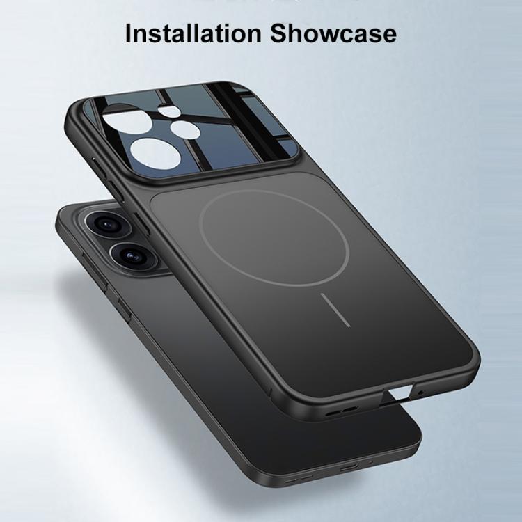 For OPPO Reno15 Pro 5G Global GKK Change to 17 Pro Series Frosted Ultra-thin MagSafe Magnetic Phone Case