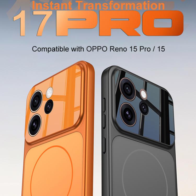 For OPPO Reno15 Pro 5G Global GKK Change to 17 Pro Series Frosted Ultra-thin MagSafe Magnetic Phone Case