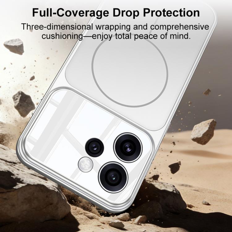 For OPPO Reno15 Pro 5G Global GKK Change to 17 Pro Series Frosted Ultra-thin MagSafe Magnetic Phone Case