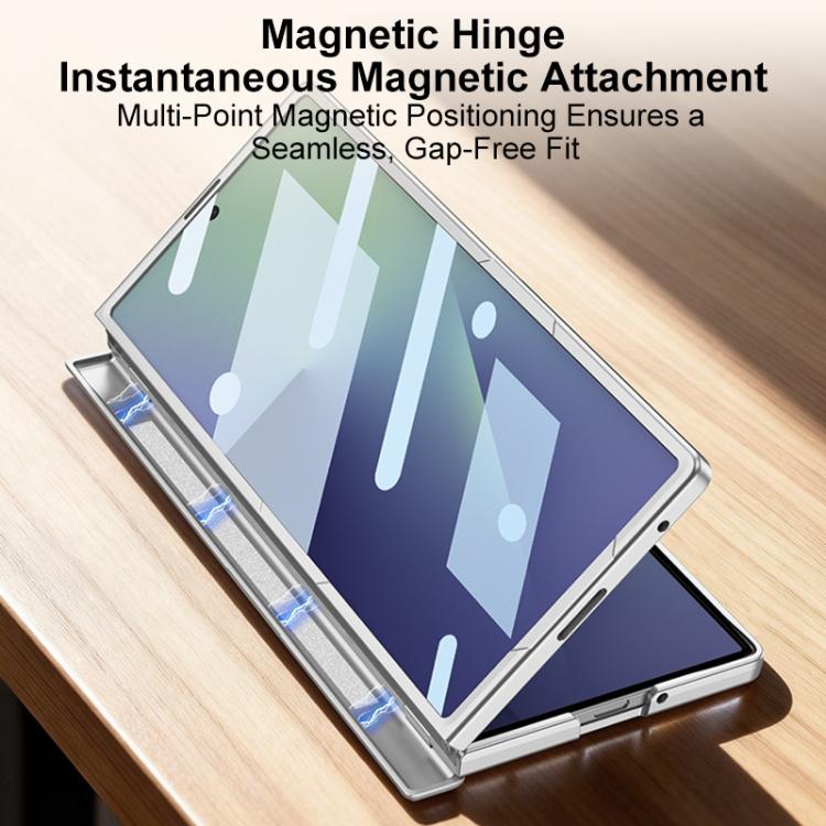 For Samsung Galaxy Z Fold7 5G GKK Change to 17 Series Dual Axis Magnetic Phone Case