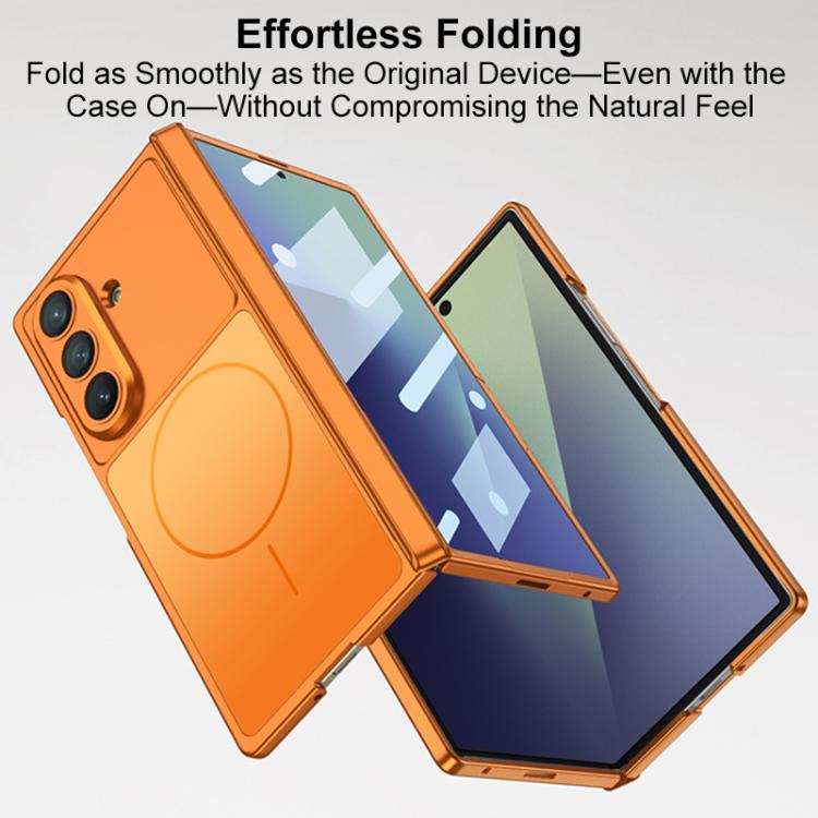 For Samsung Galaxy Z Fold7 5G GKK Change to 17 Series Dual Axis Magnetic Phone Case