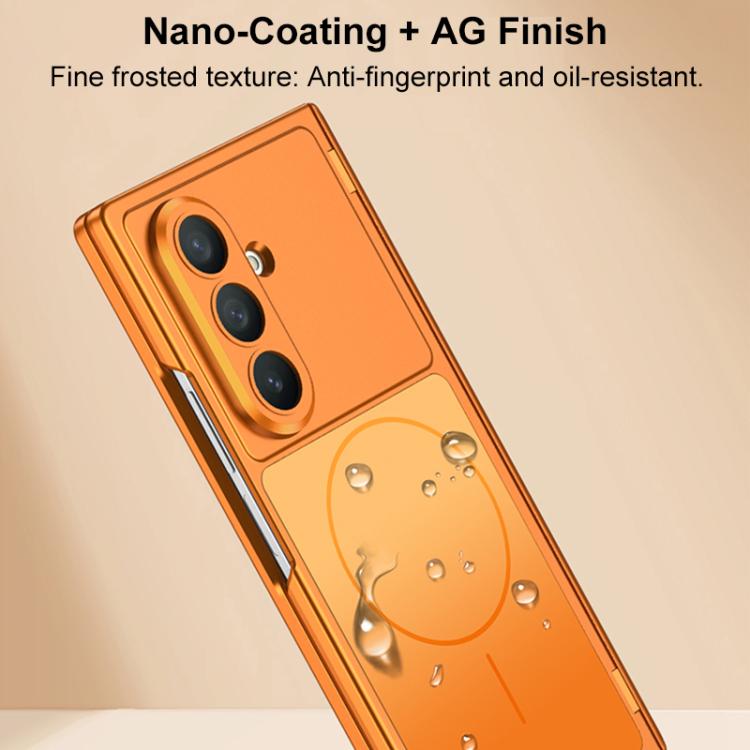 For Samsung Galaxy Z Fold7 5G GKK Change to 17 Series Dual Axis Magnetic Phone Case
