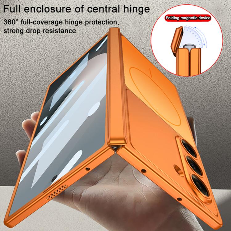 For Samsung Galaxy Z Fold6 5G GKK Change to 17 Series Dual Axis Magnetic Phone Case