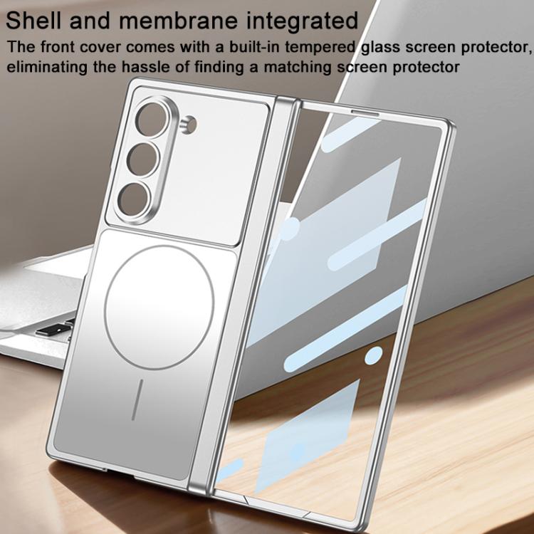 For Samsung Galaxy Z Fold6 5G GKK Change to 17 Series Dual Axis Magnetic Phone Case