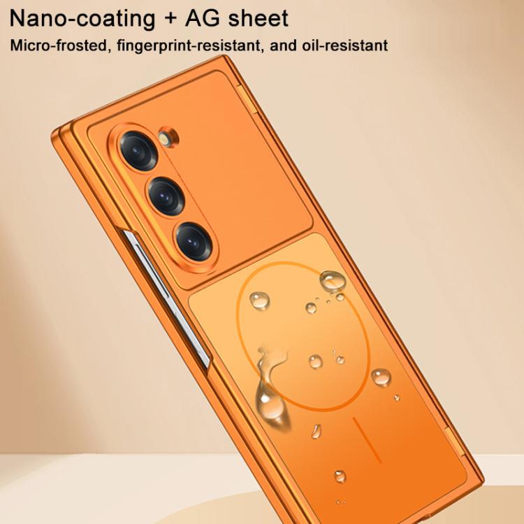 For Samsung Galaxy Z Fold6 5G GKK Change to 17 Series Dual Axis Magnetic Phone Case