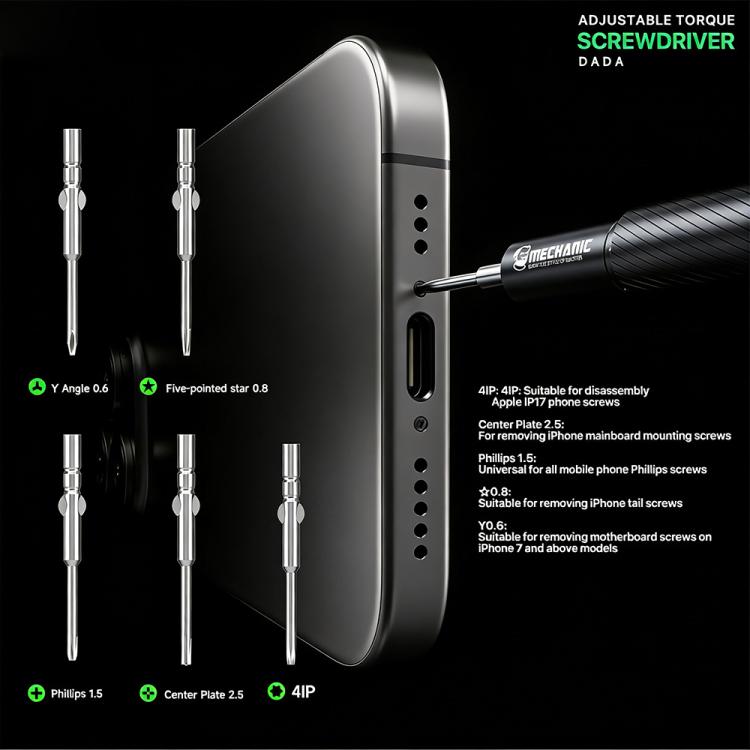 Mechanic DADA Auto-Lock Adjustable Torque Screwdriver Set