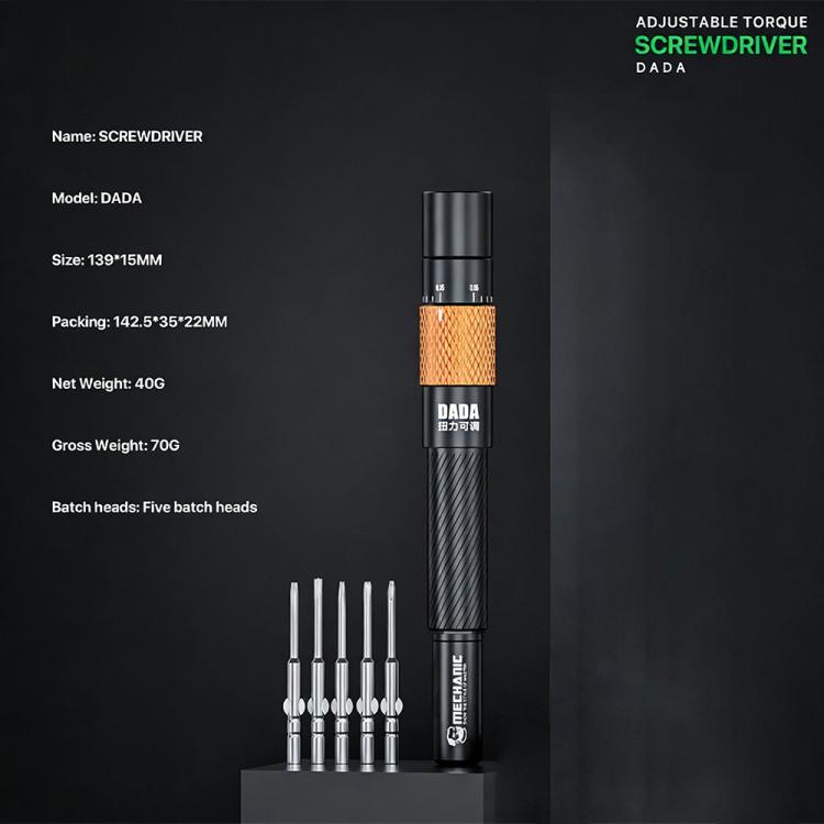 Mechanic DADA Auto-Lock Adjustable Torque Screwdriver Set