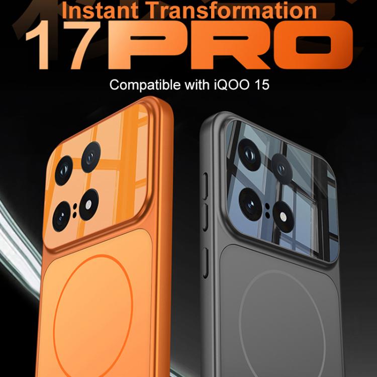 For vivo iQOO 15 GKK Change to 17 Pro Series Frosted Ultra-thin MagSafe Magnetic Phone Case
