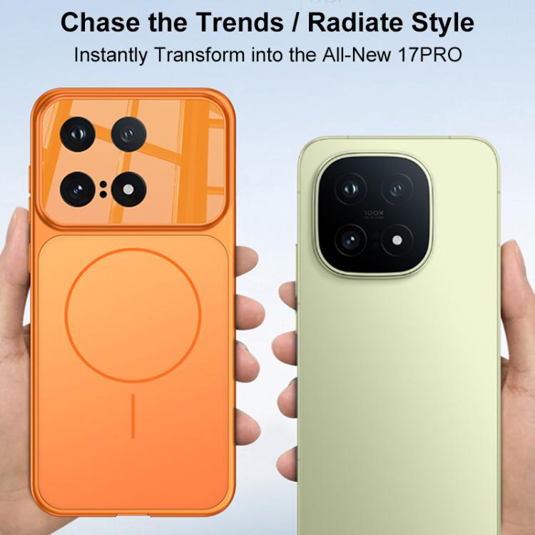 For vivo iQOO 15 GKK Change to 17 Pro Series Frosted Ultra-thin MagSafe Magnetic Phone Case
