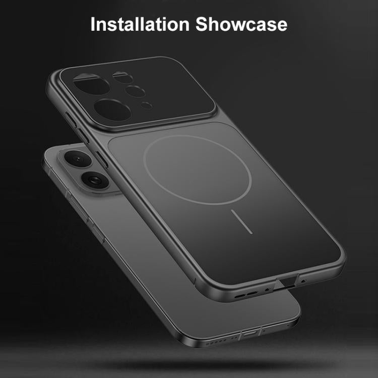 For vivo S50 5G GKK Change to 17 Pro Series Frosted Ultra-thin MagSafe Magnetic Phone Case