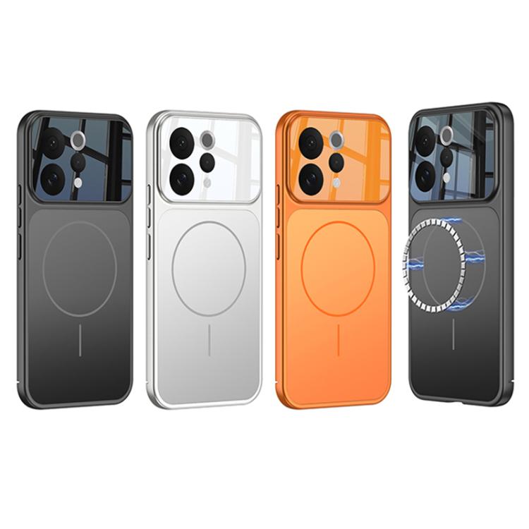 For vivo S50 5G GKK Change to 17 Pro Series Frosted Ultra-thin MagSafe Magnetic Phone Case