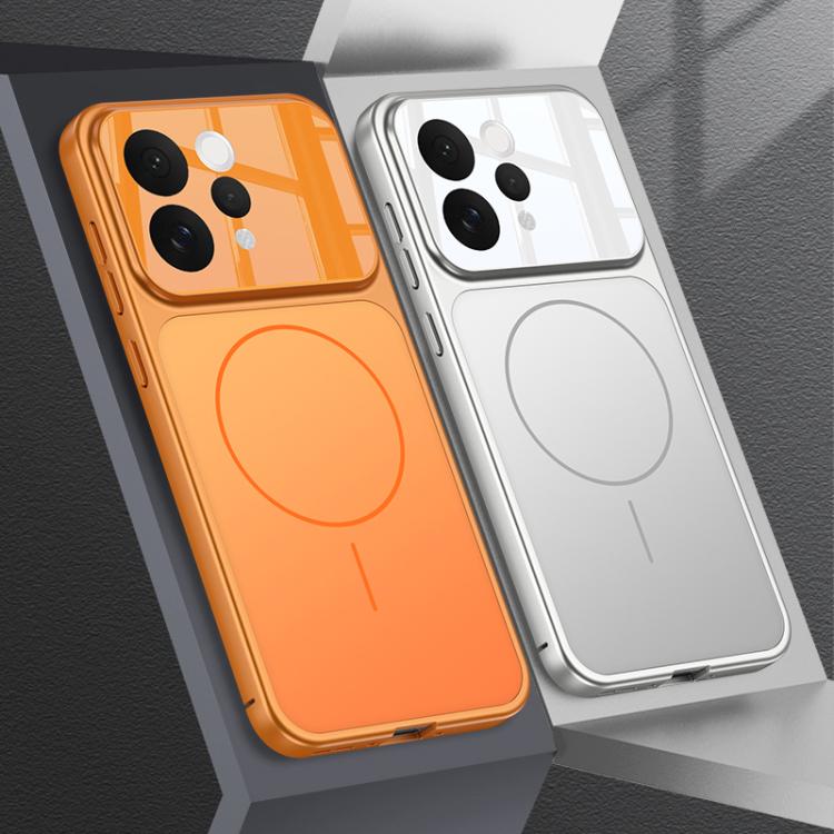 For vivo S50 5G GKK Change to 17 Pro Series Frosted Ultra-thin MagSafe Magnetic Phone Case