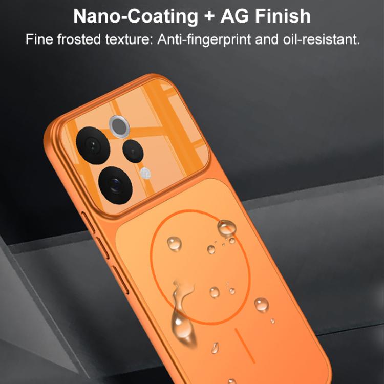 For vivo S50 5G GKK Change to 17 Pro Series Frosted Ultra-thin MagSafe Magnetic Phone Case