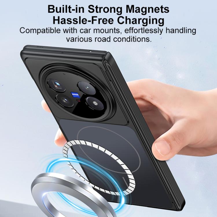 For vivo X Fold5 GKK Change to 17 Series Dual Axis Magnetic Phone Case
