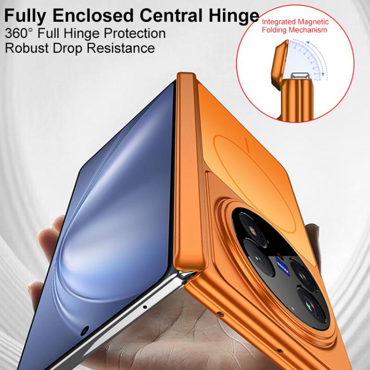For vivo X Fold5 GKK Change to 17 Series Dual Axis Magnetic Phone Case