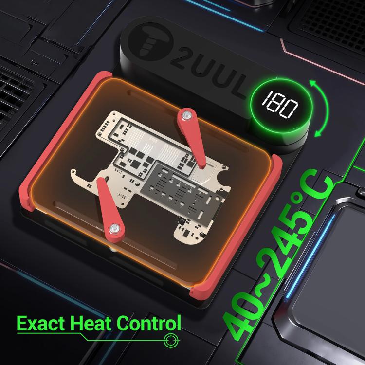 2uul PH11 Motherboard PCB Delamination Rebonding HOT-BLOCK Preheater, Plug:EU Plug