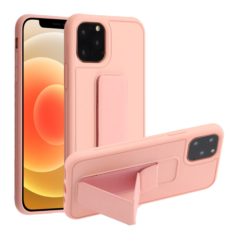 For iPhone 12 mini Shockproof PC + TPU Protective Case with Wristband & Holder