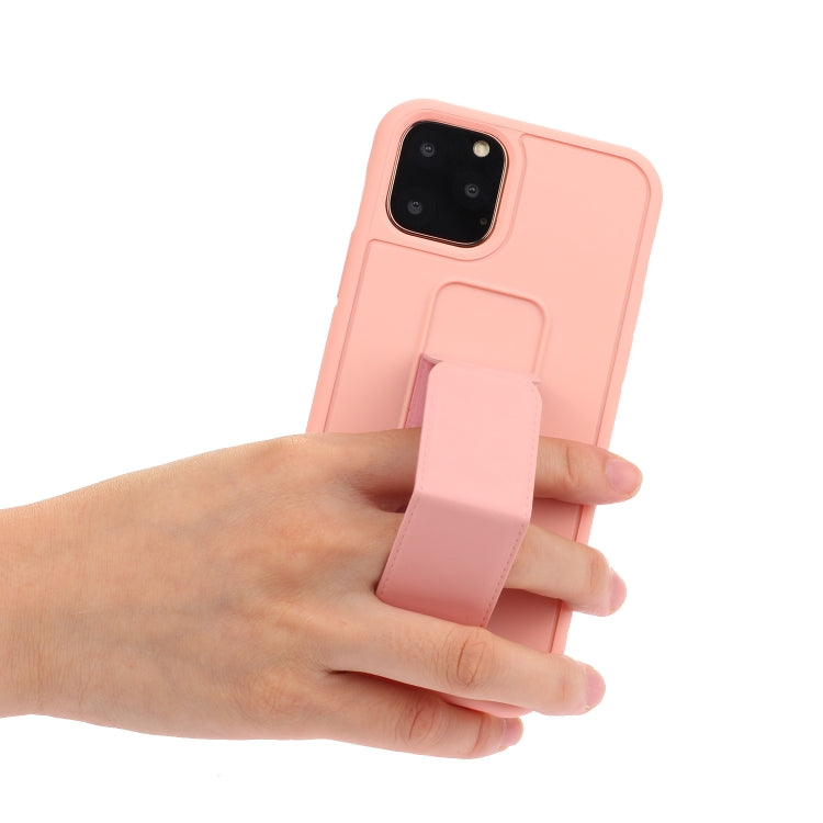 For iPhone 12 mini Shockproof PC + TPU Protective Case with Wristband & Holder
