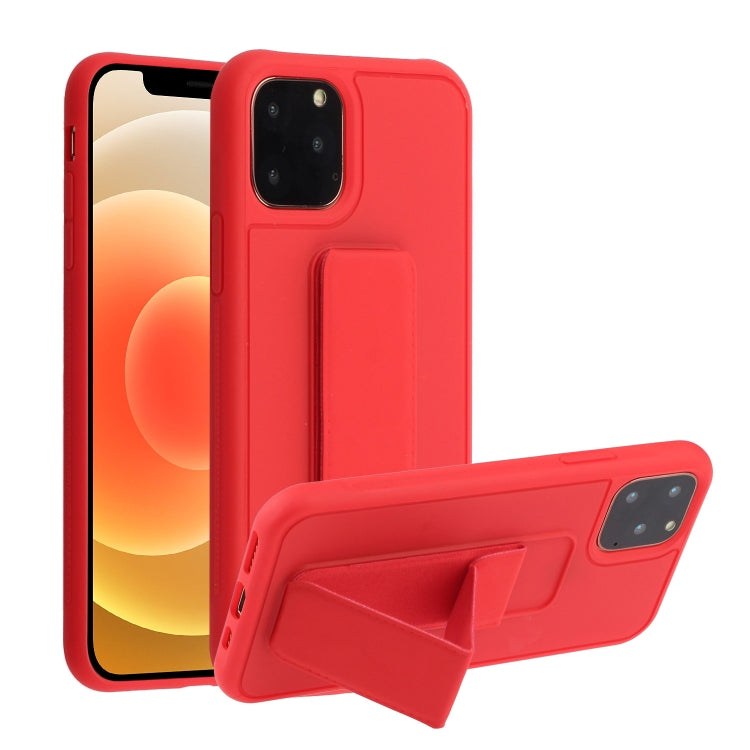 For iPhone 12 mini Shockproof PC + TPU Protective Case with Wristband & Holder
