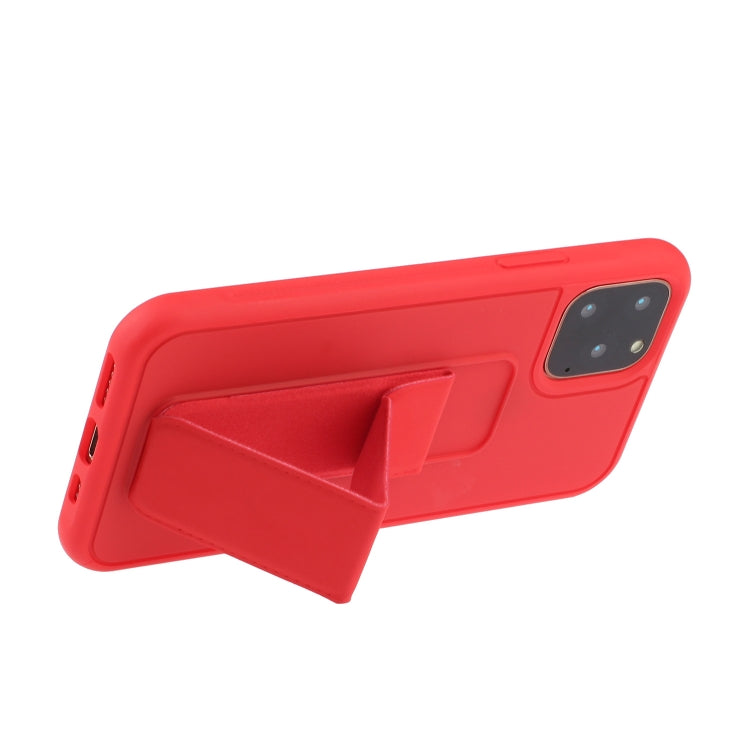 For iPhone 12 mini Shockproof PC + TPU Protective Case with Wristband & Holder