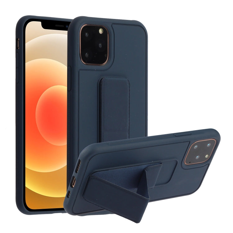 For iPhone 12 mini Shockproof PC + TPU Protective Case with Wristband & Holder