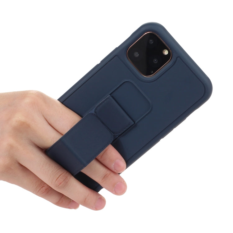 For iPhone 12 mini Shockproof PC + TPU Protective Case with Wristband & Holder