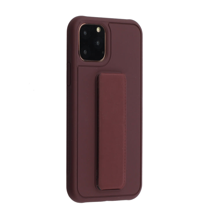 For iPhone 12 mini Shockproof PC + TPU Protective Case with Wristband & Holder
