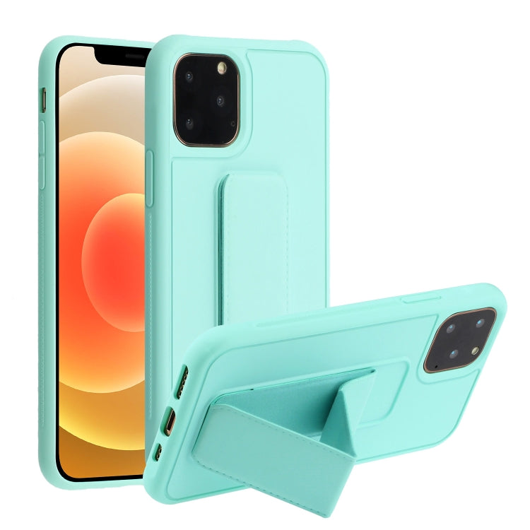 For iPhone 12 mini Shockproof PC + TPU Protective Case with Wristband & Holder