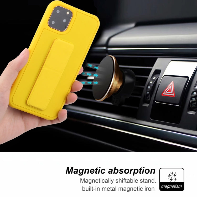 For iPhone 12 / 12 Pro Shockproof PC + TPU Protective Case with Wristband & Holder