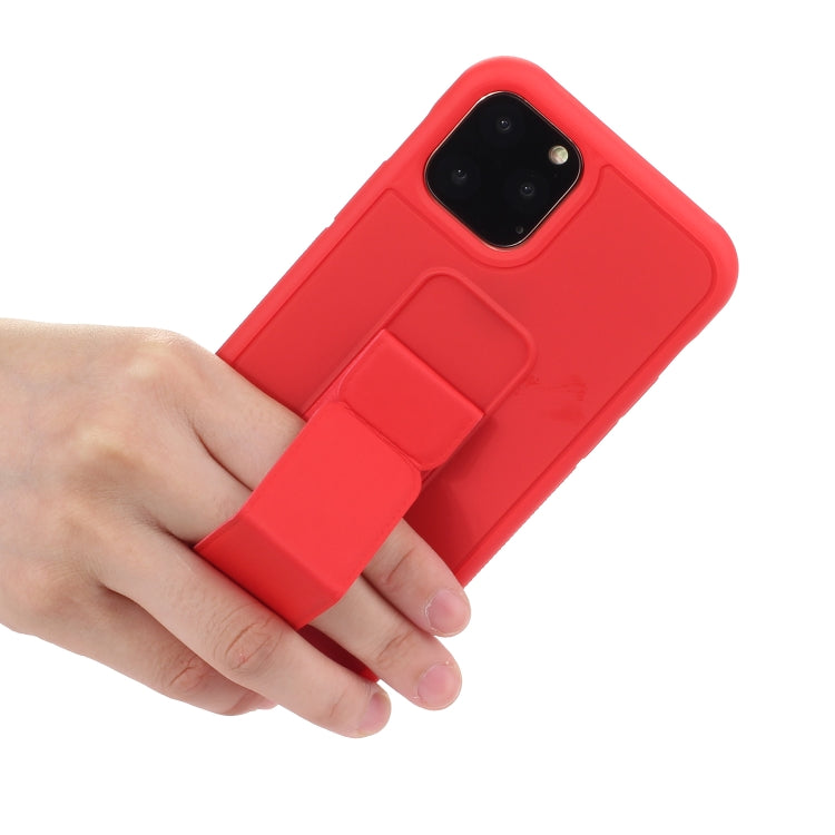 For iPhone 12 / 12 Pro Shockproof PC + TPU Protective Case with Wristband & Holder