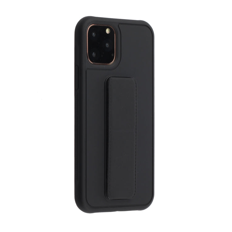 For iPhone 12 / 12 Pro Shockproof PC + TPU Protective Case with Wristband & Holder