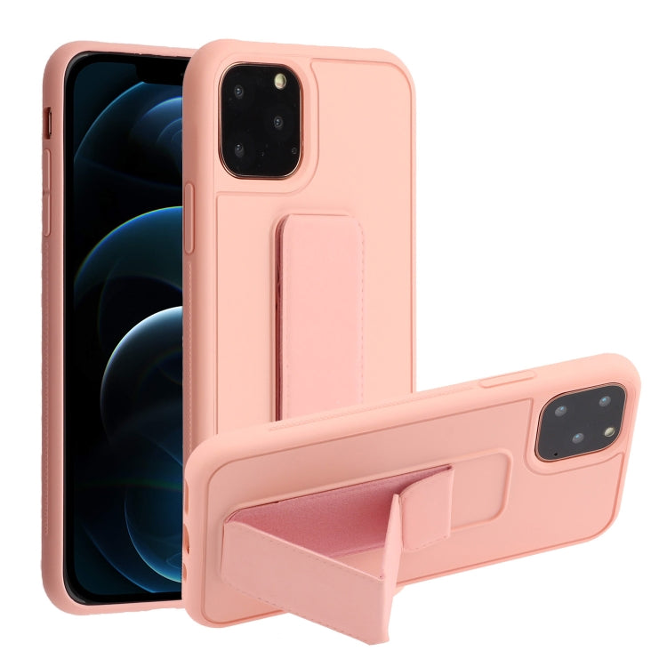 For iPhone 12 Pro Max Shockproof PC + TPU Protective Case with Wristband & Holder