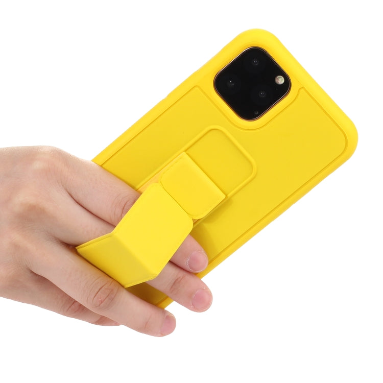 For iPhone 12 Pro Max Shockproof PC + TPU Protective Case with Wristband & Holder