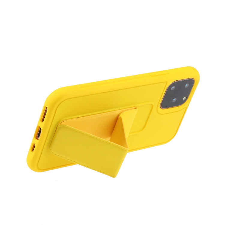 For iPhone 12 Pro Max Shockproof PC + TPU Protective Case with Wristband & Holder