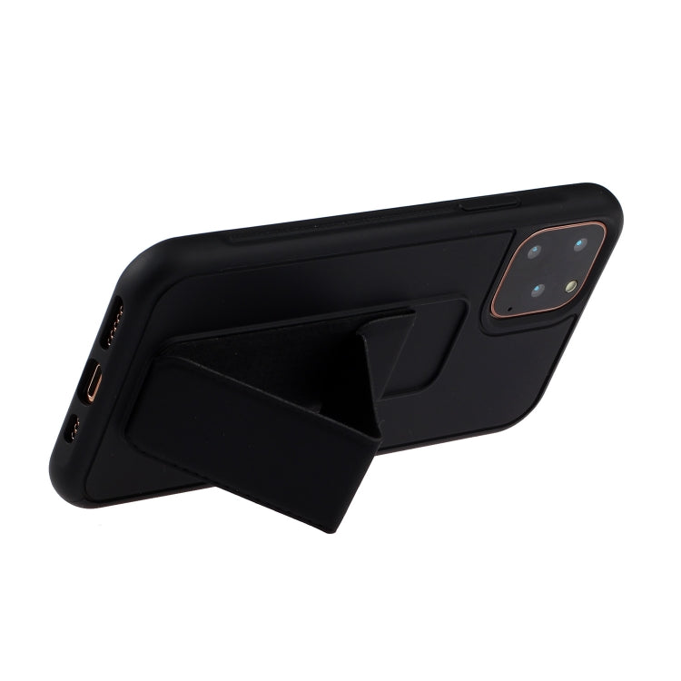 For iPhone 12 Pro Max Shockproof PC + TPU Protective Case with Wristband & Holder